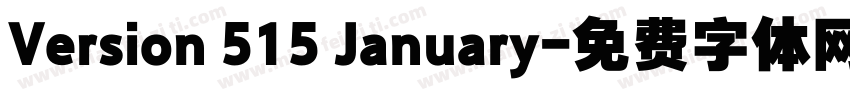 Version 515 January字体转换